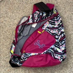 Cute embroidered k back pack